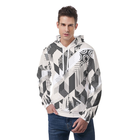 All-Over Print Men's Hoodie With Double-side Print Hood