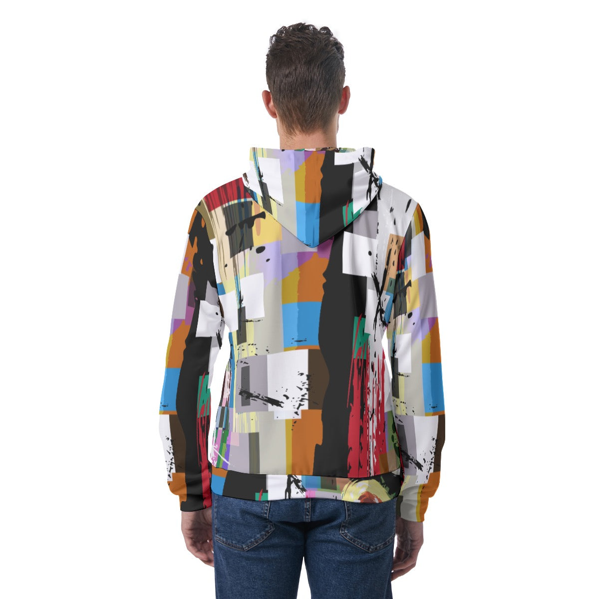 All-Over Print Men's Hoodie With Double-side Print Hood